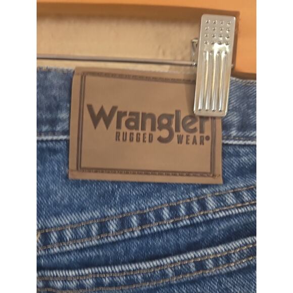 Vintage Wrangler Jean Denim Cutoff Shorts Size 32 - 100% Cotton - Picture 6 of 8